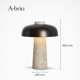 TRAVERTINE DOME Lamp