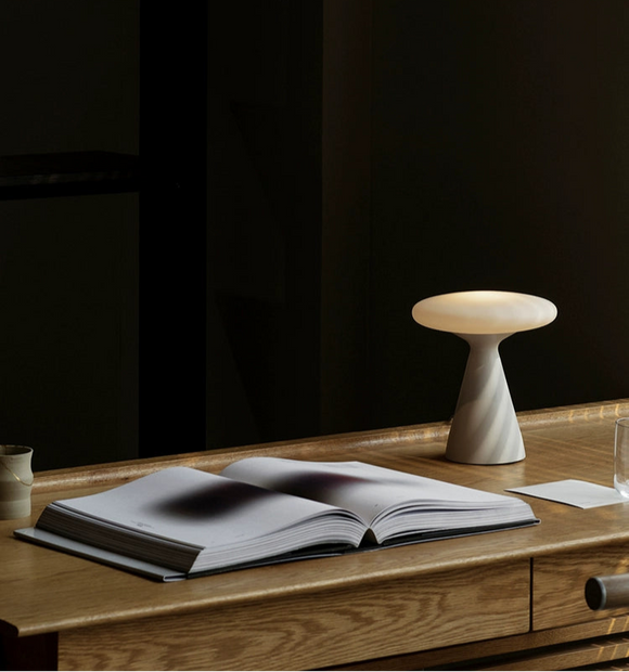 Denmark vintage mushroom atmosphere table lamp simple dimmable night lamp bedroom bedside living room dining room charging table lamp