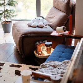 Danish designer Column mushroom bedside lamp modern minimalist usb charging wireless ambience night light