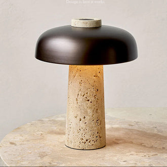 TRAVERTINE DOME Lamp