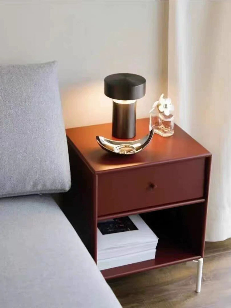 Danish designer Column mushroom bedside lamp modern minimalist usb charging wireless ambience night light