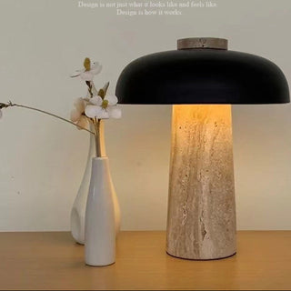 TRAVERTINE DOME Lamp