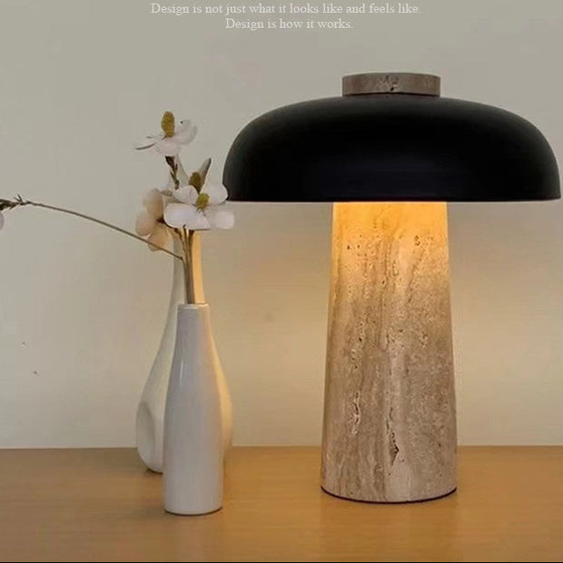 TRAVERTINE DOME Lamp