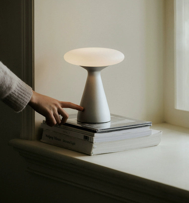 Denmark vintage mushroom atmosphere table lamp simple dimmable night lamp bedroom bedside living room dining room charging table lamp