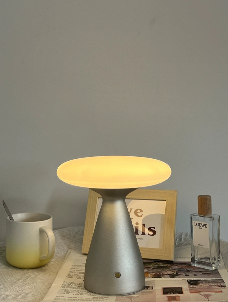 Denmark vintage mushroom atmosphere table lamp simple dimmable night lamp bedroom bedside living room dining room charging table lamp