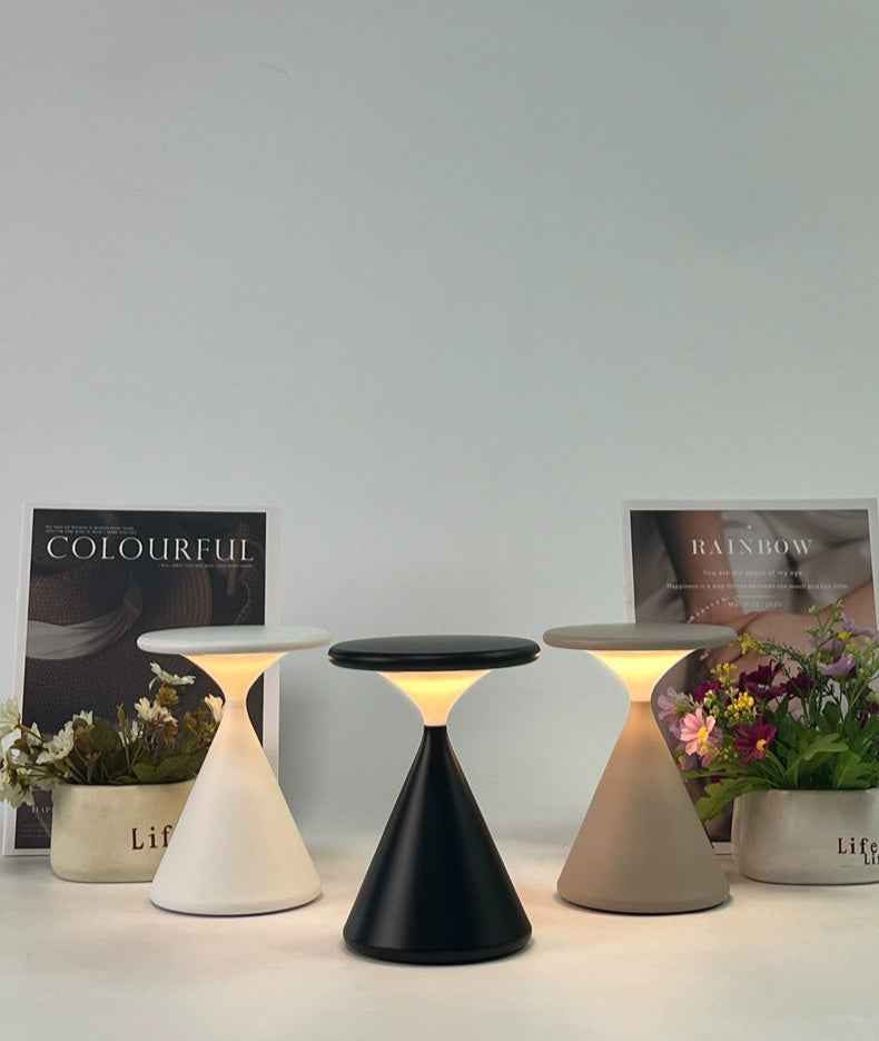 Nordic Portable Atmosphere Lamp – Rechargeable Bedside & Dining Room Night Light