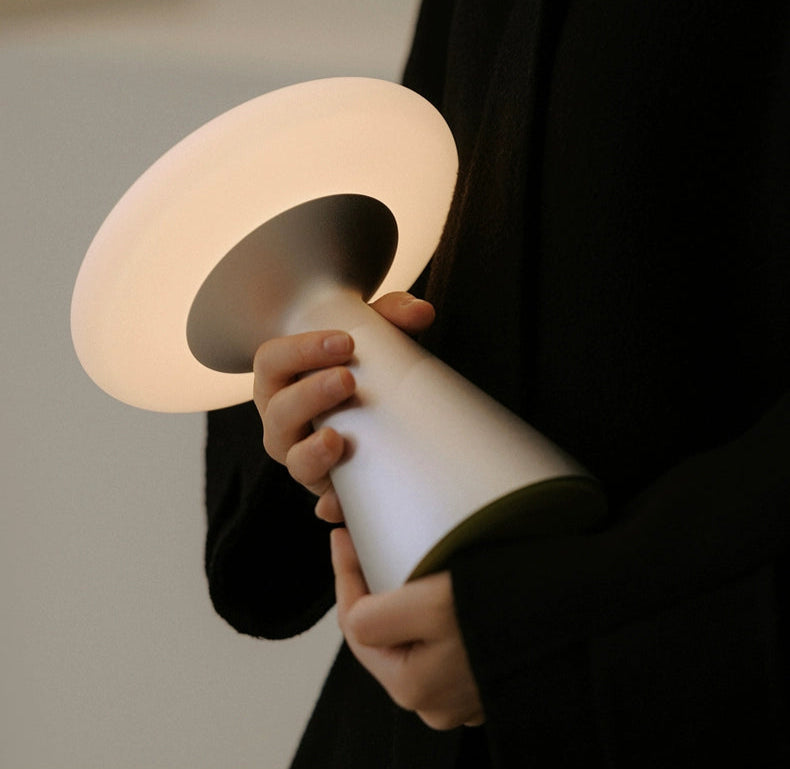 Denmark vintage mushroom atmosphere table lamp simple dimmable night lamp bedroom bedside living room dining room charging table lamp