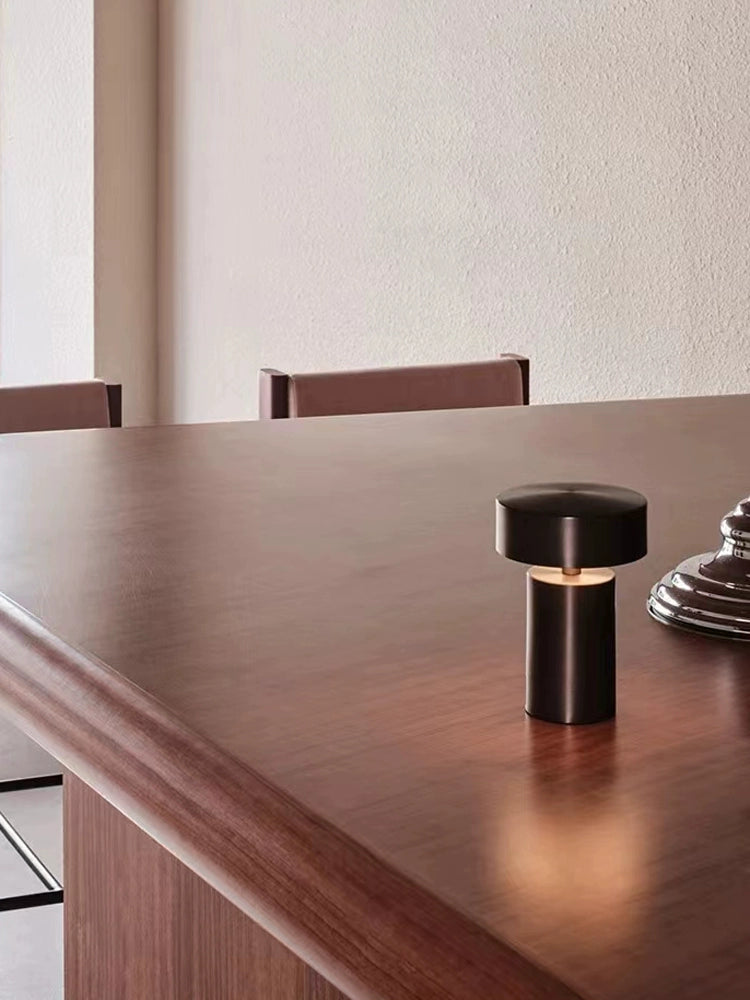 Danish designer Column mushroom bedside lamp modern minimalist usb charging wireless ambience night light