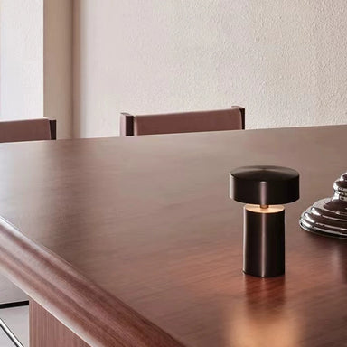 Danish designer Column mushroom bedside lamp modern minimalist usb charging wireless ambience night light