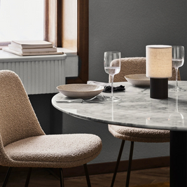 Denmark Manhattan SC52 Wireless Table Lamp Nordic Portable Rechargeable Dining Room Bedroom Bedside Canvas Table Lamp