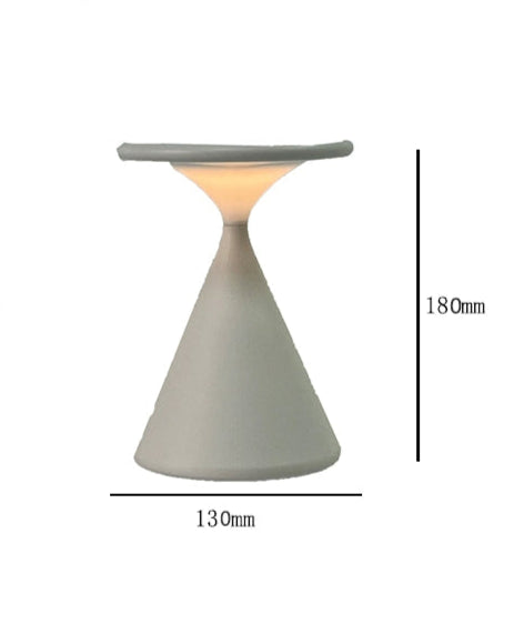 Nordic Portable Atmosphere Lamp – Rechargeable Bedside & Dining Room Night Light