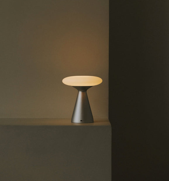 Denmark vintage mushroom atmosphere table lamp simple dimmable night lamp bedroom bedside living room dining room charging table lamp