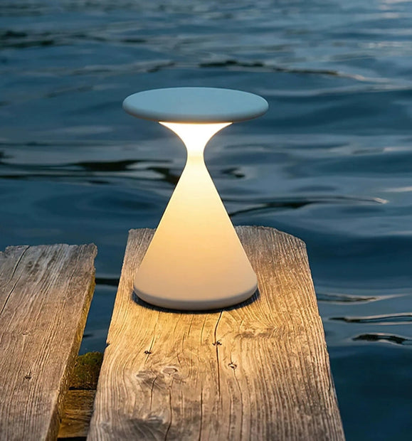 Nordic Portable Atmosphere Lamp – Rechargeable Bedside & Dining Room Night Light