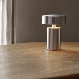 Danish designer Column mushroom bedside lamp modern minimalist usb charging wireless ambience night light